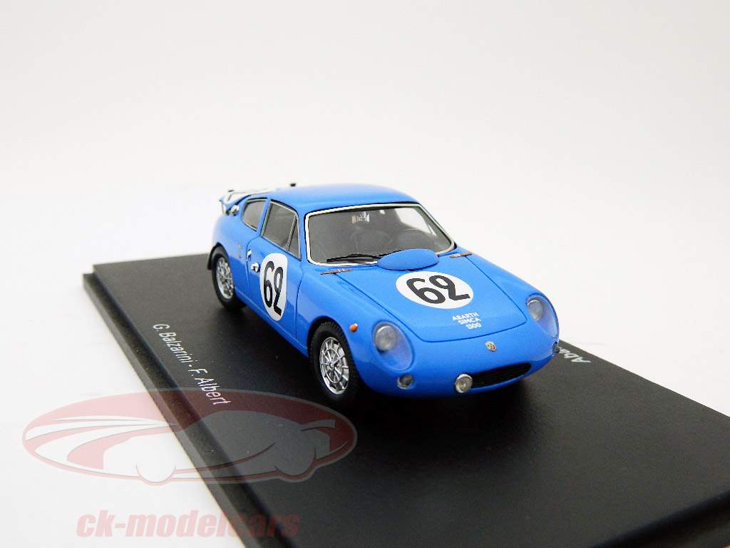Abarth Simca 1300 #62 Ле-Ман 24 часа 1962 Balzarini / Альберт 1:43 Свеча