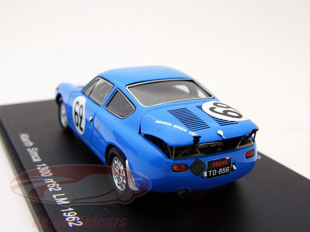 Abarth Simca 1300 #62 Ле-Ман 24 часа 1962 Balzarini / Альберт 1:43 Свеча