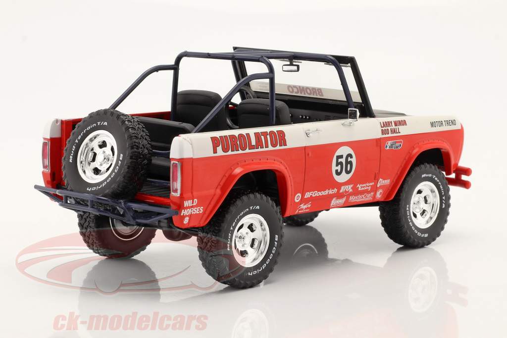 Ford Baja Bronco #56 1969 Purolator Tribute Edition 1:18 Greenlight