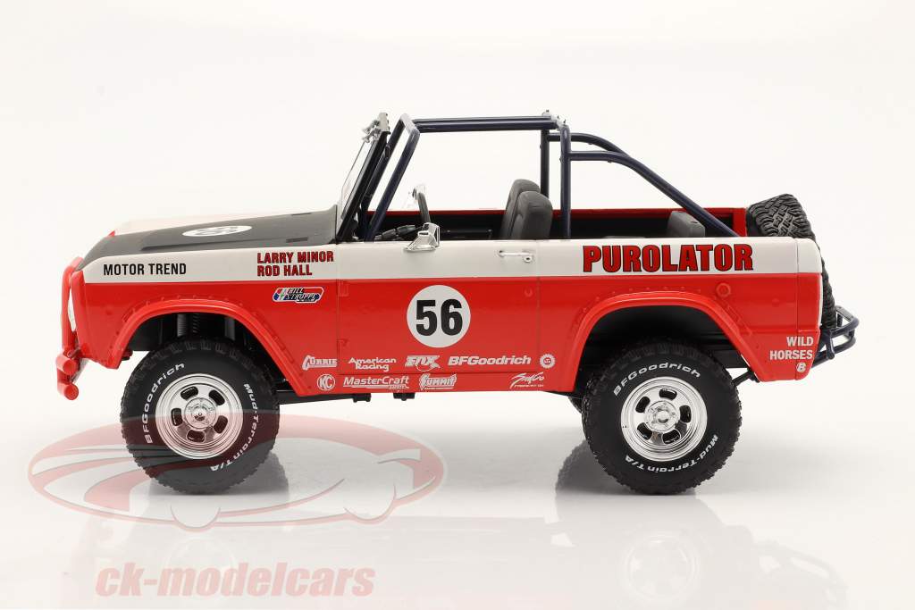 Ford Baja Bronco #56 1969 Purolator Tribute Edition 1:18 Greenlight