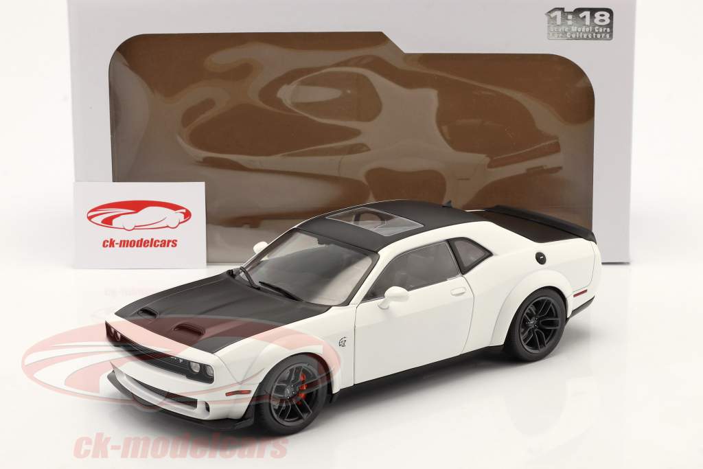 Dodge Challenger SRT Hellcat Redeye 建設年 2020 白い / ブラック 1:18 Solido