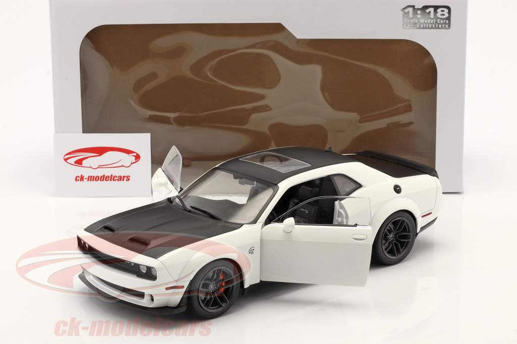 Dodge Challenger SRT Hellcat Redeye 建設年 2020 白い / ブラック 1:18 Solido