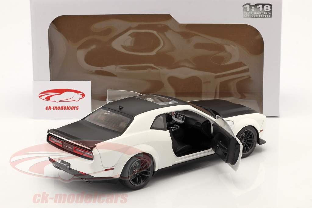 Dodge Challenger SRT Hellcat Redeye 建設年 2020 白い / ブラック 1:18 Solido