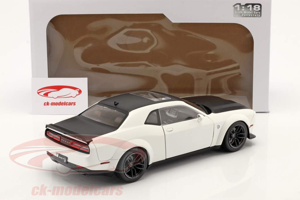 Dodge Challenger SRT Hellcat Redeye Année de construction 2020 blanc / noir 1:18 Solido