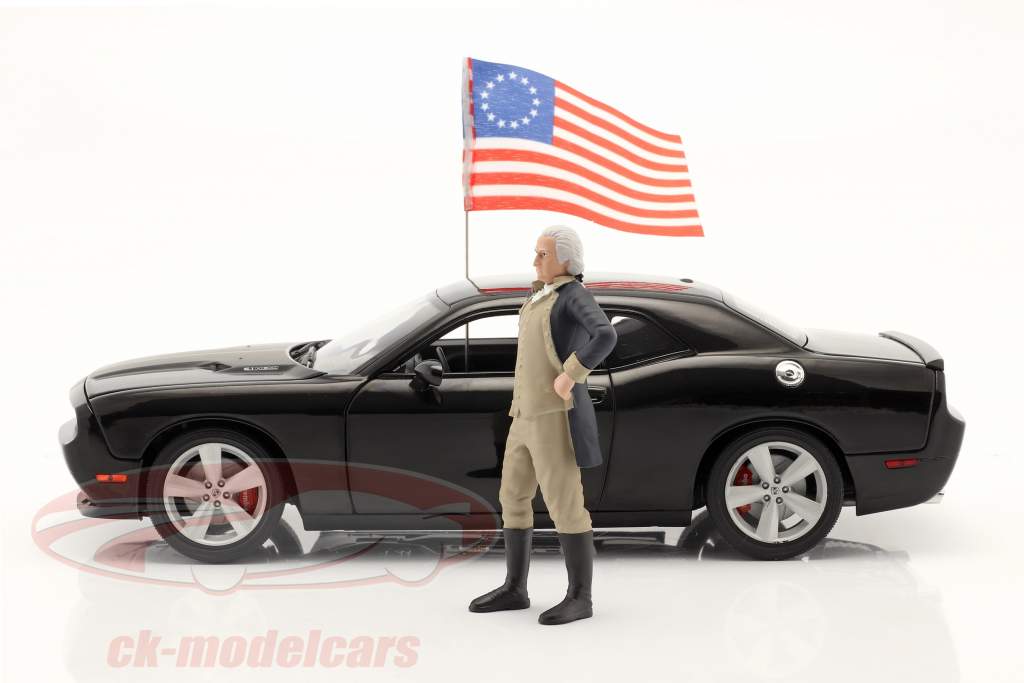 Dodge Challenger SRT8 George Washington Edition 2010 ブラック 1:18 GMP
