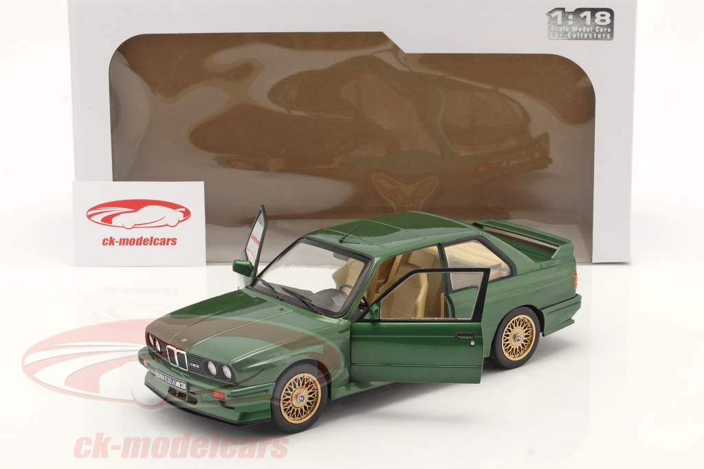BMW M3 (E30)  Année de construction 1990 British Racing vert 1:18 Solido