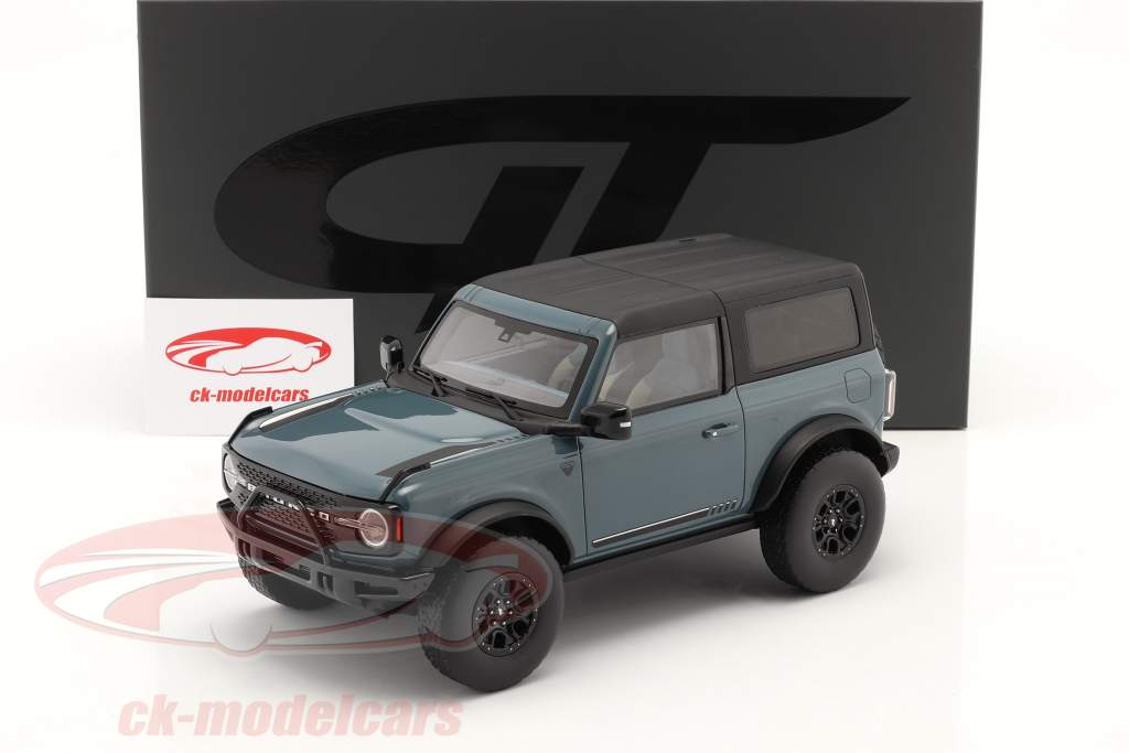 GT-SPIRIT 1:18 Ford Bronco First Edition 2021 グレーブルー