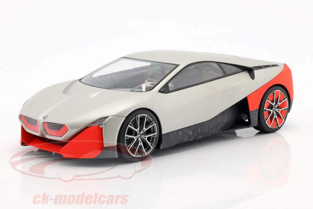 BMW Vision M Next cinza / laranja 1:18 NZG