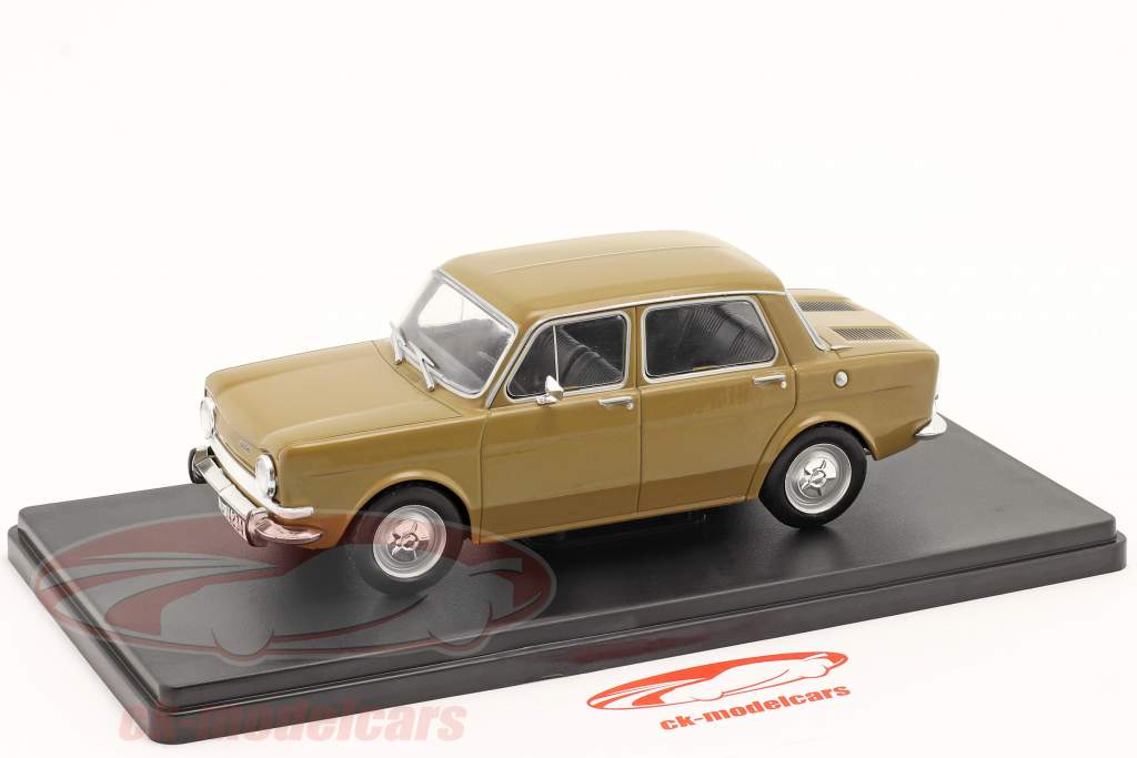 Simca 1000 year 1969 light brown 1:24 Hachette