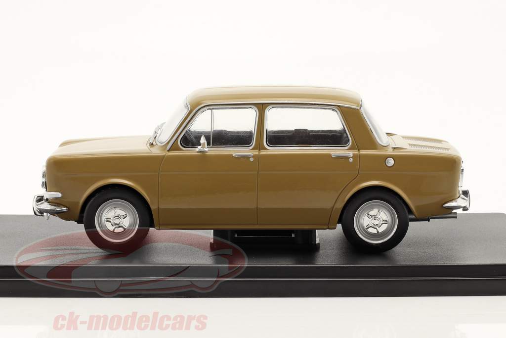 Simca 1000 建設年 1969 淡い茶色 1:24 Hachette