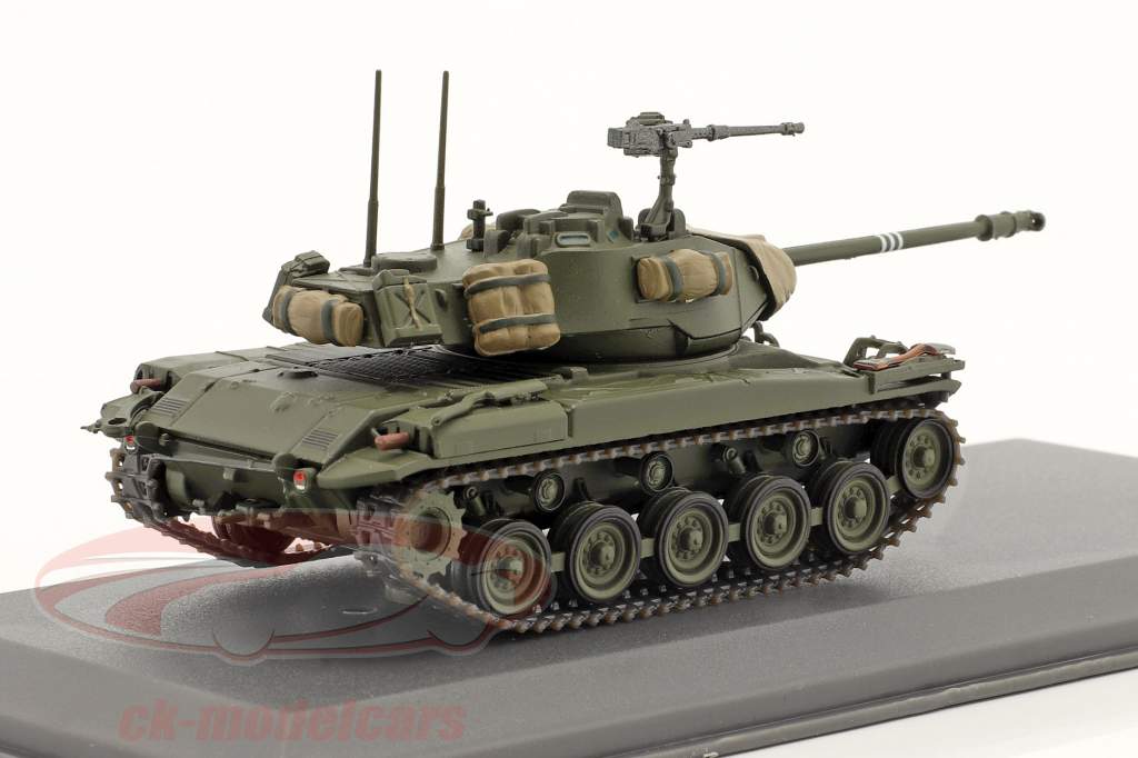 Panzer M41 Walker Bulldog dunkeloliv 1:72 Hachette