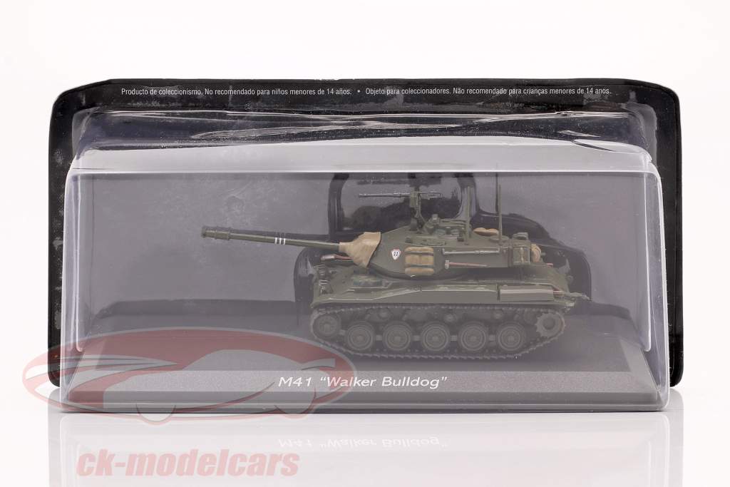 Panzer M41 Walker Bulldog dunkeloliv 1:72 Hachette