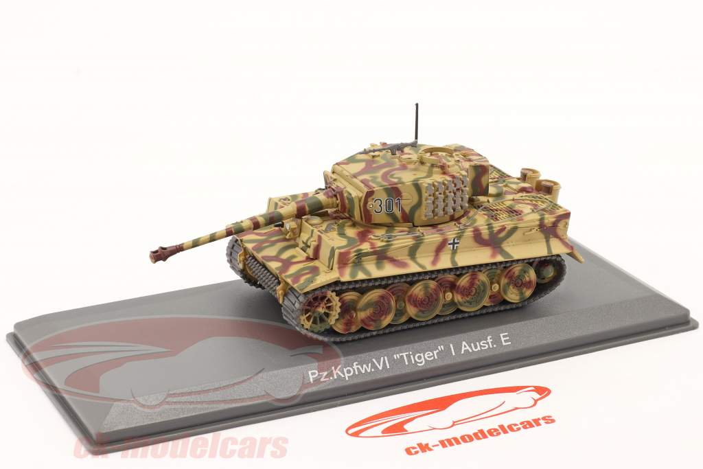 Tank VI Tiger version E camouflage 1:72 Hachette