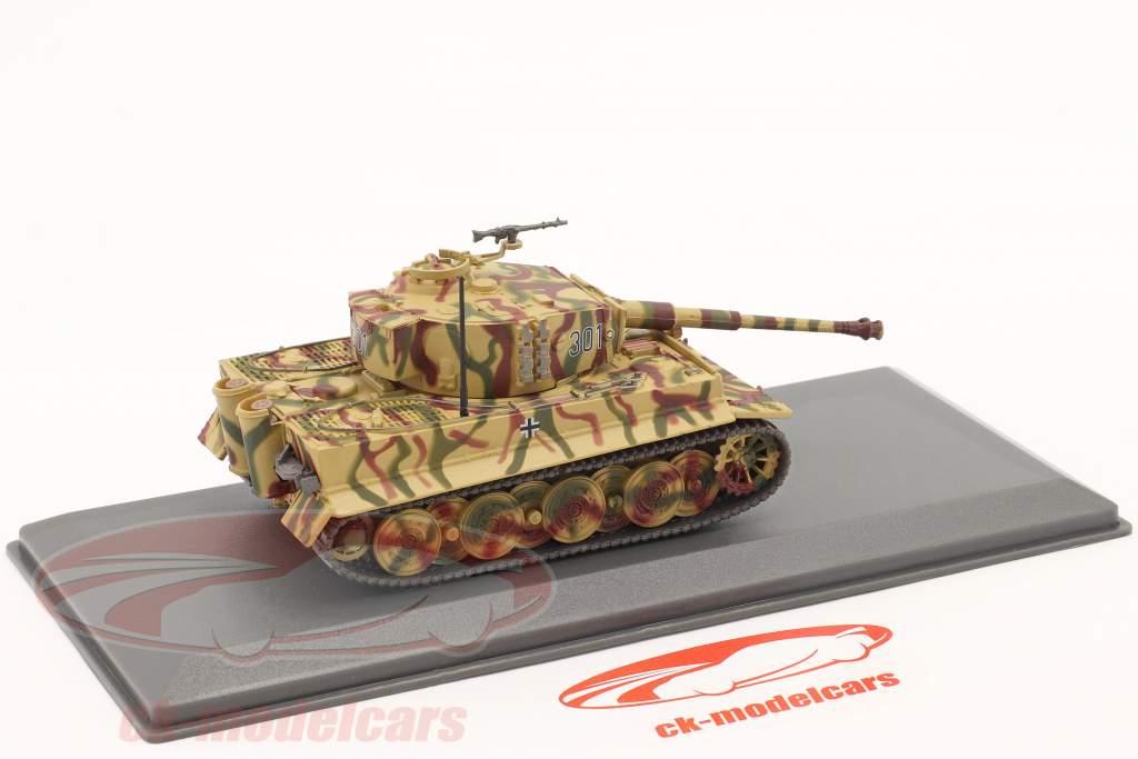 tanque VI Tiger versión E camuflaje 1:72 Hachette