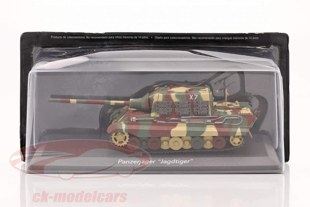 Panzerjäger Jagdtiger 1945 tarnfarben 1:72 Hachette