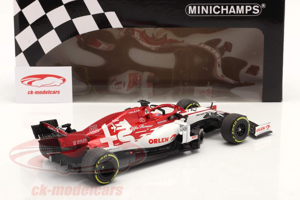 ミニカー MINICHAMPS 1/18 Alfa Romeo Racing F1 C39 Minichamps 1:18 R. Kubica Alfa Romeo Racing C39 #88 testing