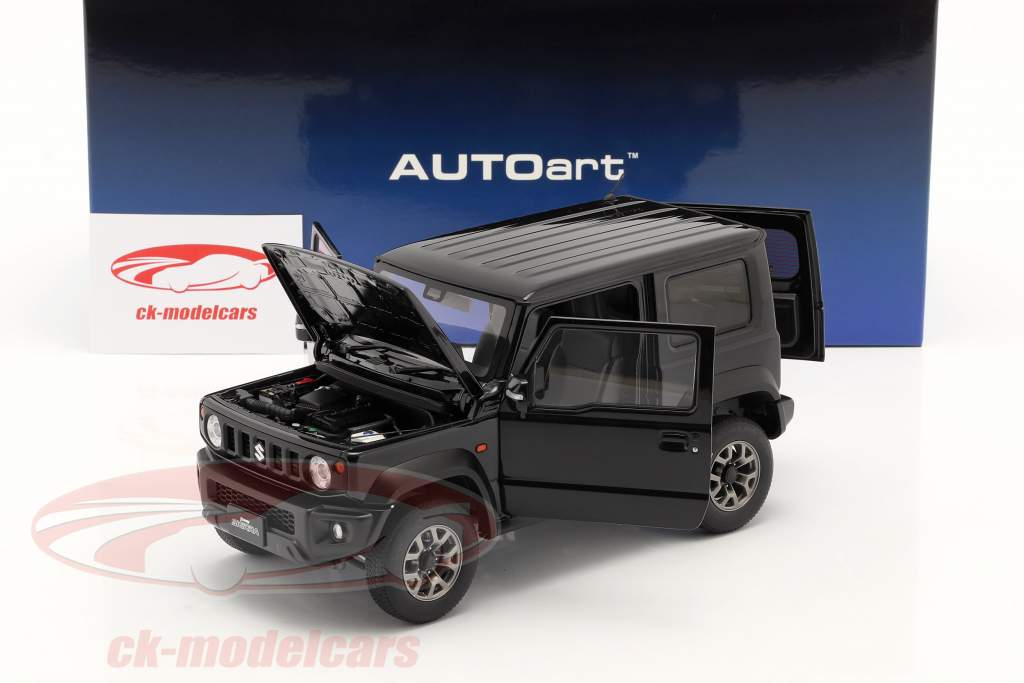 Suzuki Jimny Sierra (JB74) Baujahr 2018 bläulich schwarz 1:18 AUTOart