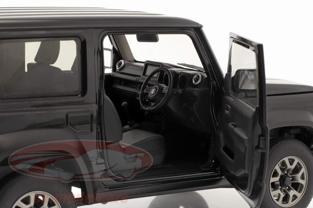 Suzuki Jimny Sierra (JB74) year 2018 bluish black 1:18 AUTOart