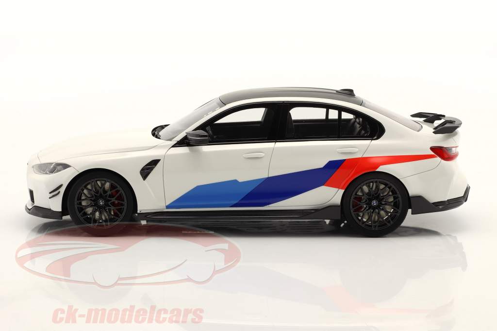 BMW M3 M-Performance (G080) Byggeår 2021 alpin hvid 1:18 TrueScale