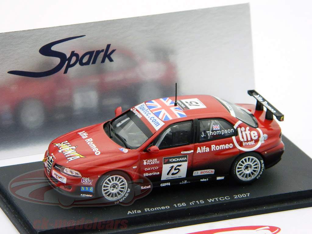 汤普森阿尔法罗密欧156＃15 2007世界房车锦标赛1时43星火