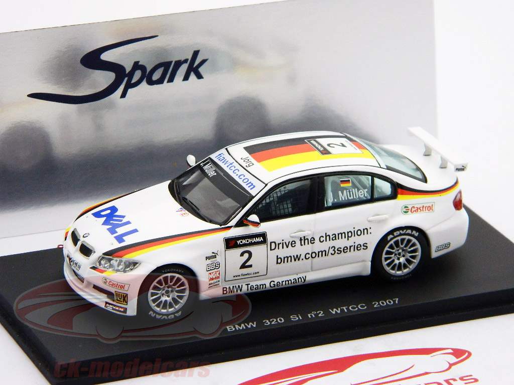 J. Müller BMW 320 Si N° 2 WTCC 2007 1:43 Spark