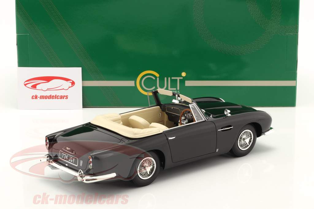 Aston Martin DB5 DHC 敞篷车 建设年份 1964 黑色的 1:18 Cult Scale
