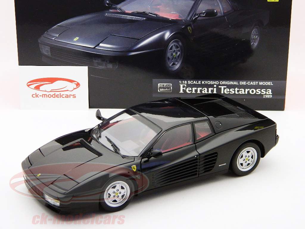 Kyosho 1:18 Ferrari Testarossa 1989 black 08425BK model car