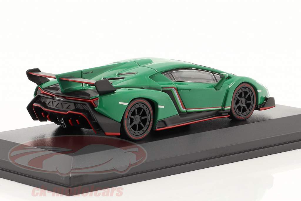 Lamborghini Veneno Byggeår 2013-2015 grøn 1:64 Kyosho