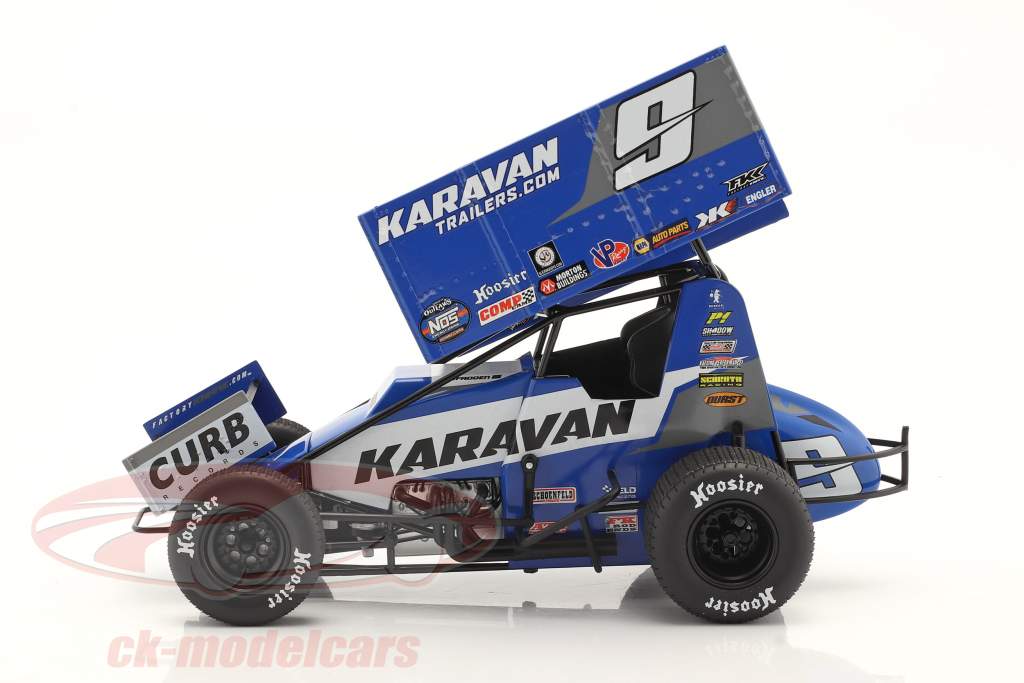 Sprint Car Karavan Trailers 2021 #9 James McFadden 1:18 GMP