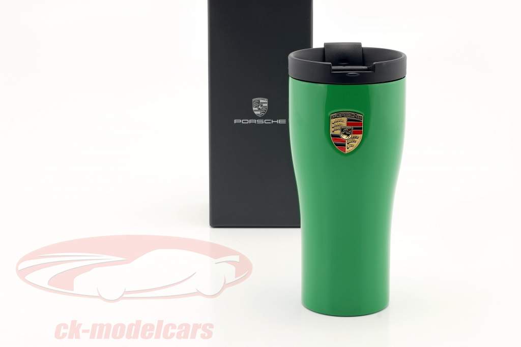 Porsche thermal mug python green