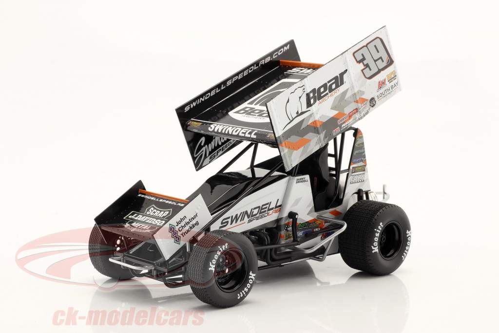 Sprint Car Bear Archery Swindell Speedlab 2021 #39 Sammy Swindell 1:18 GMP