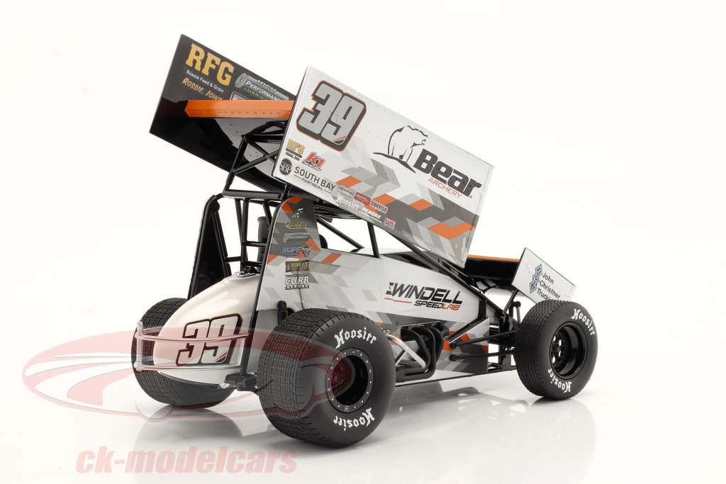 Sprint Car Bear Archery Swindell Speedlab 2021 #39 Sammy Swindell 1:18 GMP