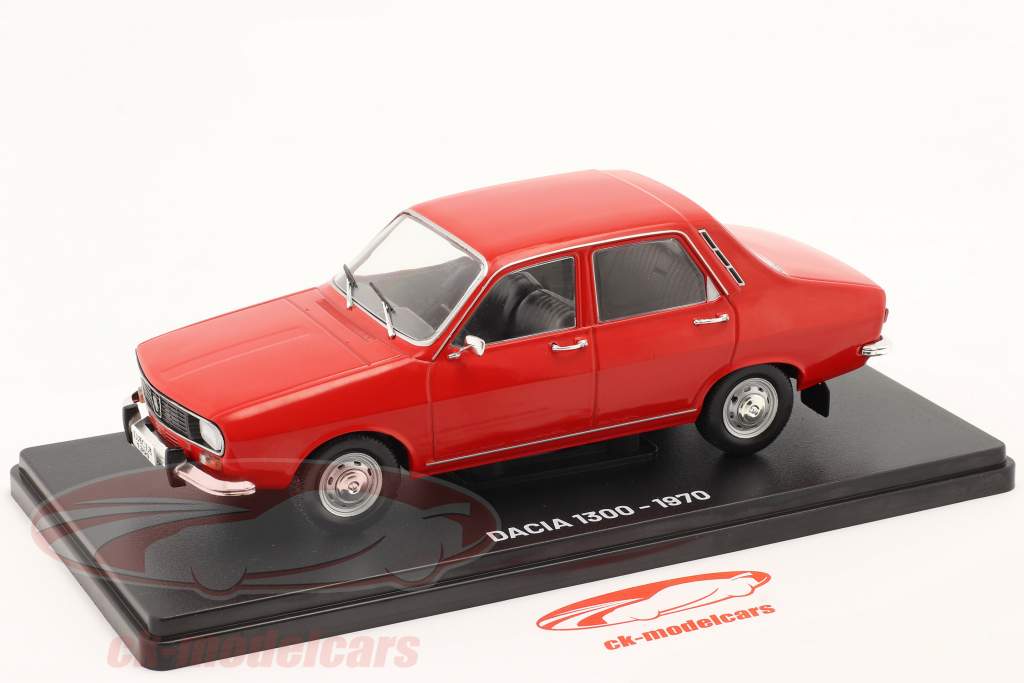 Dacia 1300 Année de construction 1970 rouge 1:24 Hachette