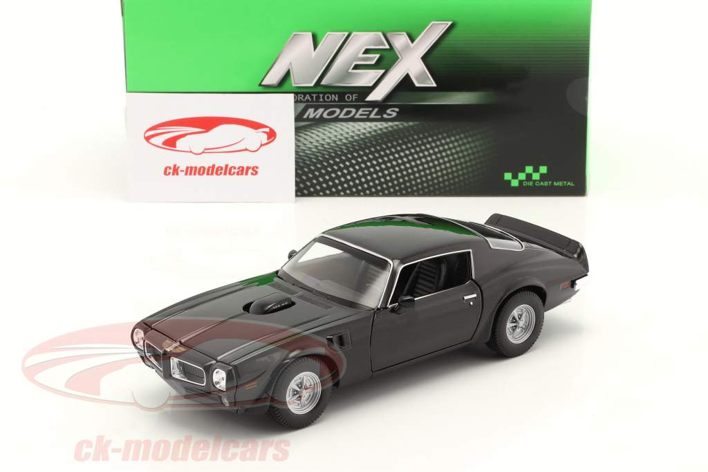 Welly 1:24 Pontiac Firebird Trans AM year 1972 black 24075bk