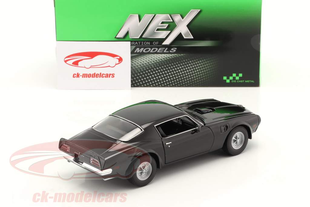 Pontiac Firebird Trans AM Año de construcción 1972 negro 1:24 Welly