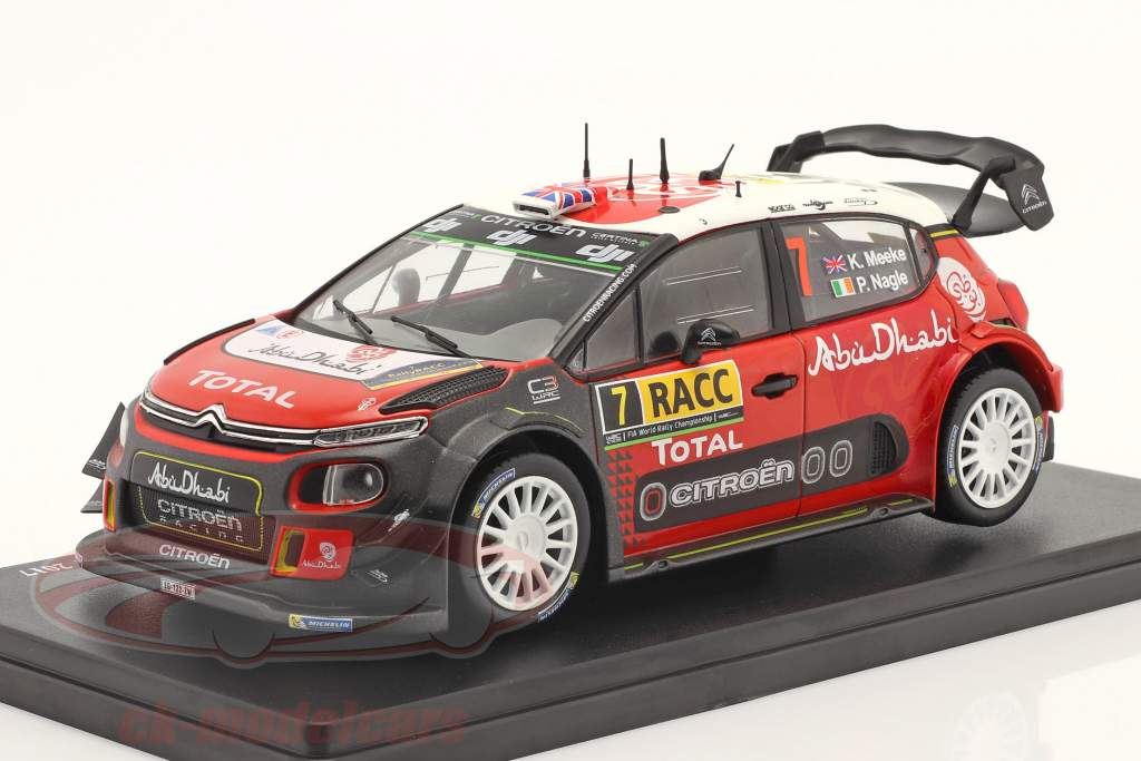 Citroen C3 WRC #7 优胜者 Rallye 加泰罗尼亚 2017 Meeke, Nagle 1:24 阿歇特