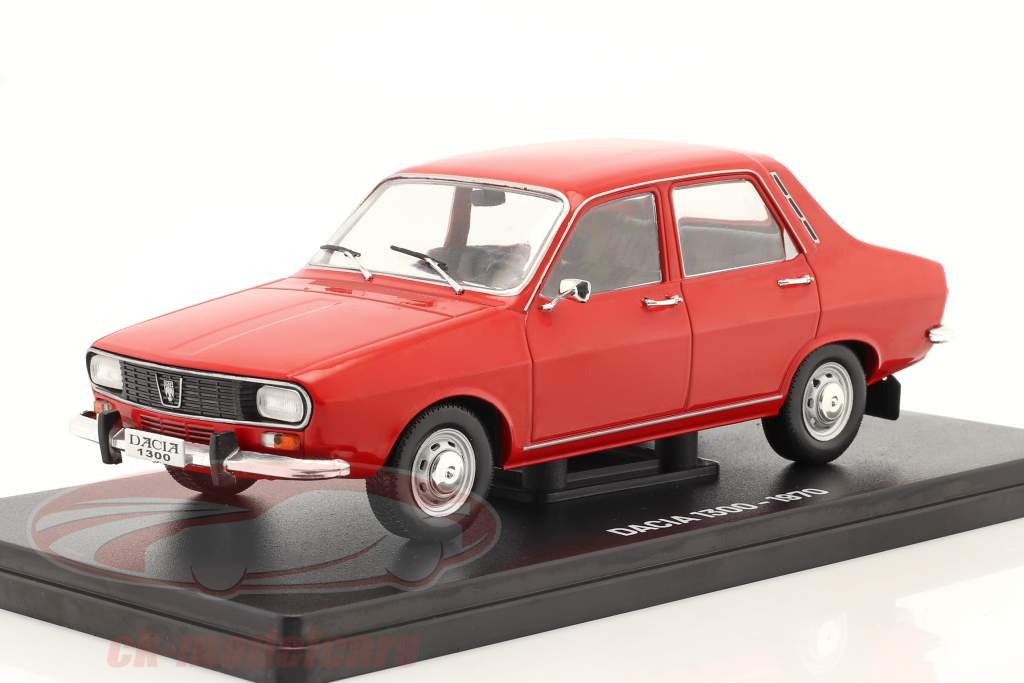 Dacia 1300 Année de construction 1970 rouge 1:24 Hachette