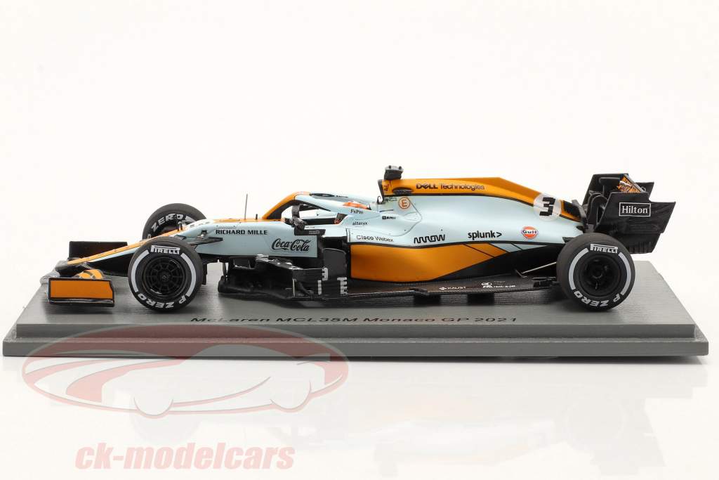 McLaren MCL35M D・リカルド バーレーンGP 2021 1/43 ミニチャンプス 1/43 マクラーレン F1 チーム MCL35M 2021
