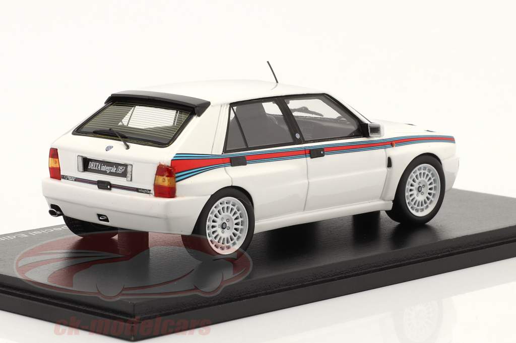 Lancia Delta HF Intergrale Evolution Martini 5 Byggeår 1992 hvid 1:43 Spark