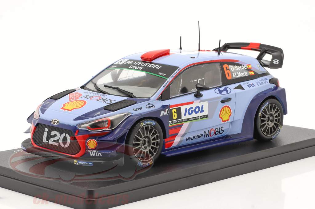 Hyundai i20 WRC #6 Rally Tour de Corse 2017 Sordo, Marti 1:24 Hachette