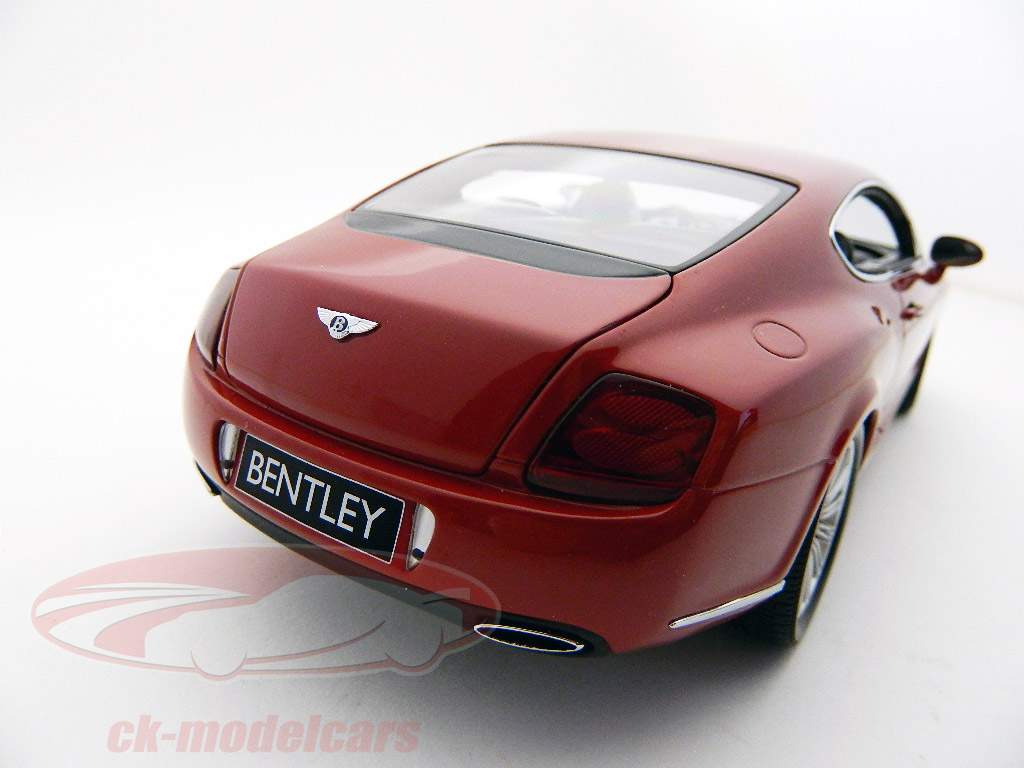 Bentley Continental GT 2008 red 1:18 Minichamps