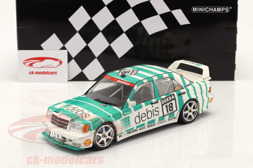 Mercedes-Benz 190E 2.5-16 Evo 2 #18 DTM 1991 Fabien Giroix 1:18 Minichamps