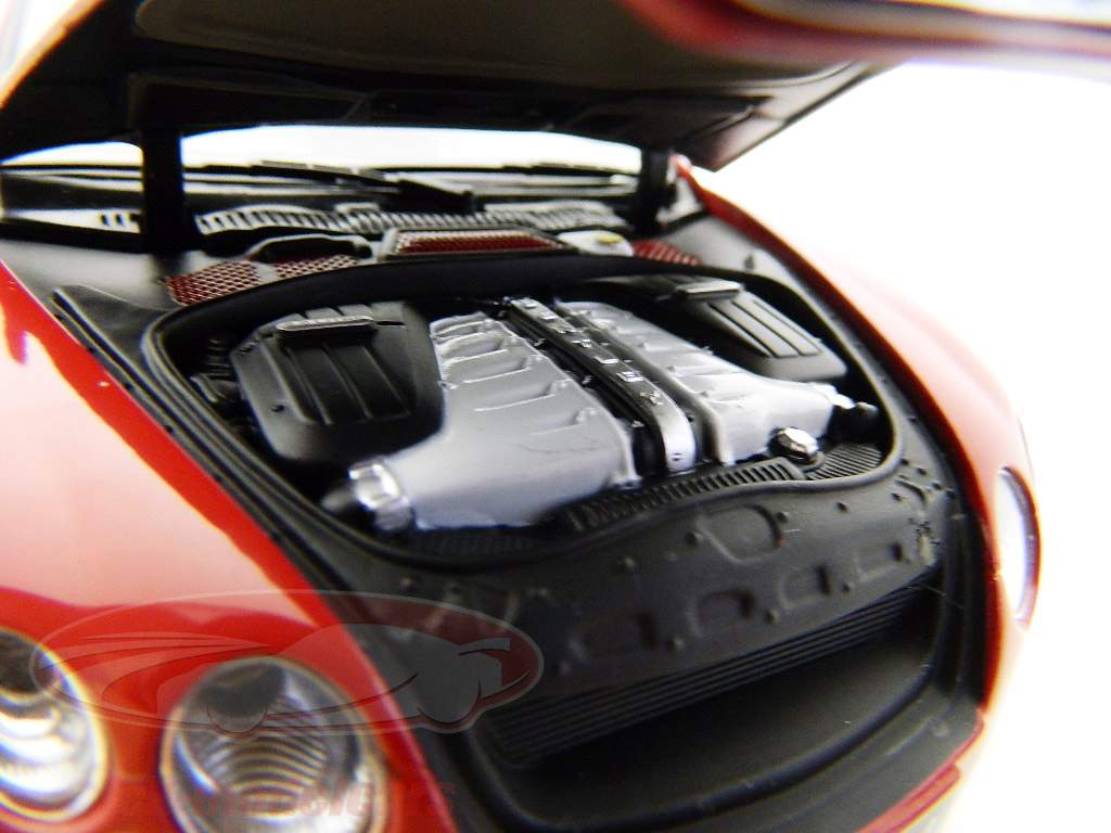 Bentley Continental GT 2008 red 1:18 Minichamps