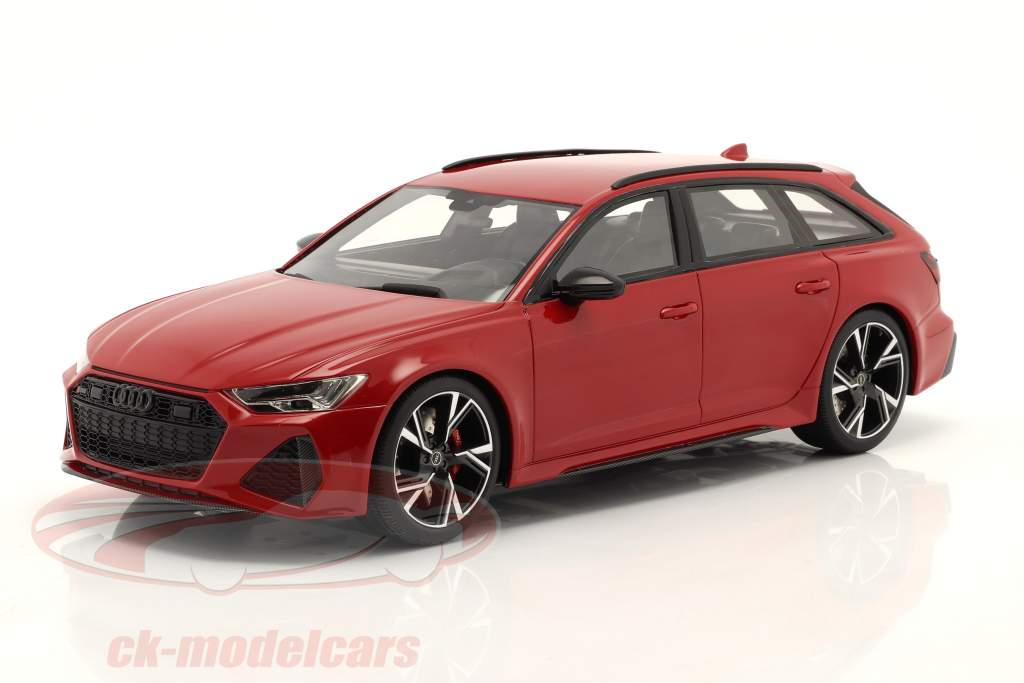 Audi RS 6 Avant танго красный / углерод чернить 1:18 TrueScale