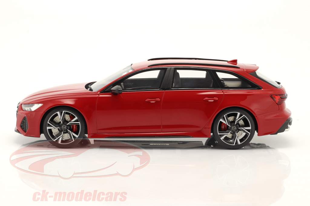 Audi RS 6 Avant танго красный / углерод чернить 1:18 TrueScale