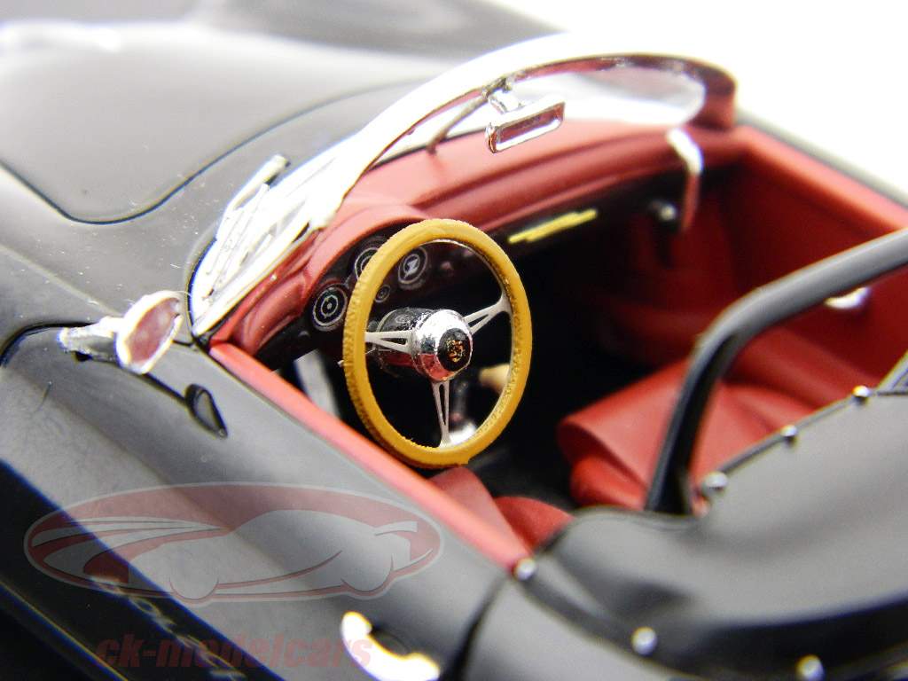 Porsche 356 A Speedster Convertible negro / negro Schuco 1:43