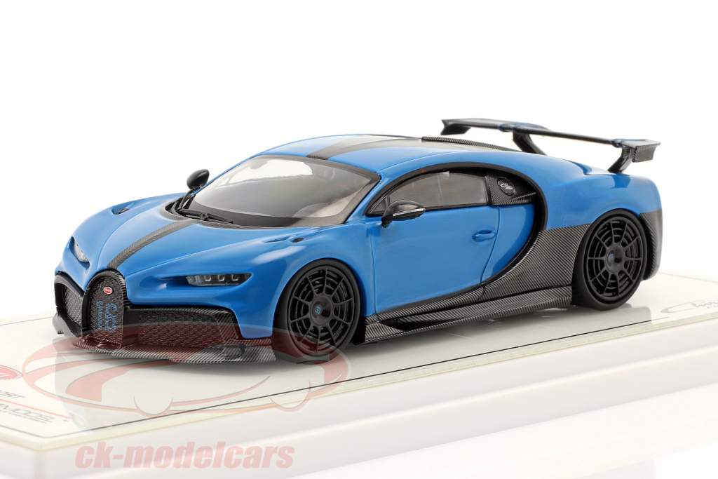 Bugatti Chiron Pur Sport синий / углерод 1:43 TrueScale