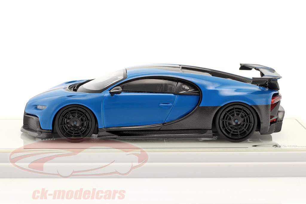 Bugatti Chiron Pur Sport синий / углерод 1:43 TrueScale