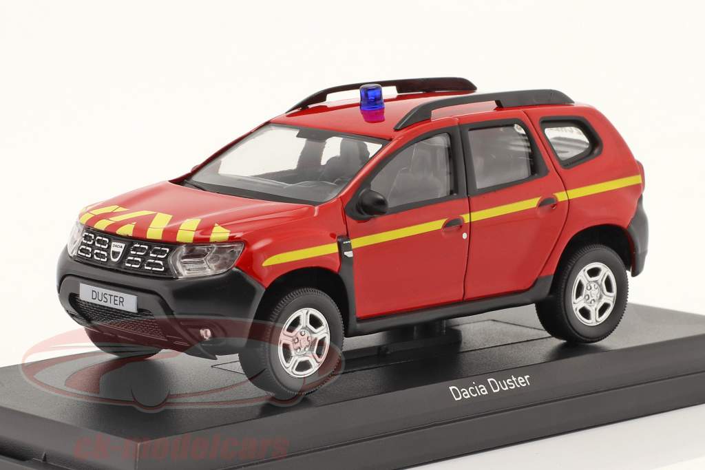Dacia Duster Pompiers Byggeår 2020 Rød / gul 1:43 Norev