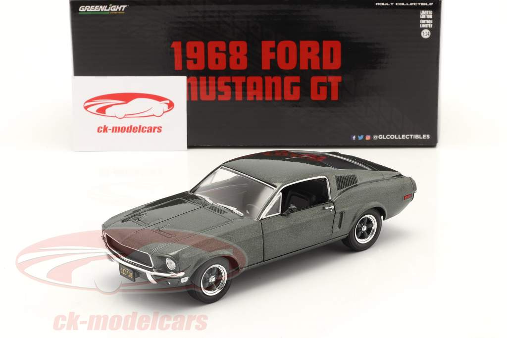 Ford Mustang GT Fastback 建设年份 1968 高地 绿色 1:24 Greenlight